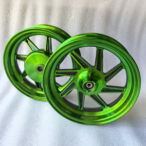 10 英寸 2.5 铝合金轮圈适用于雅马哈 100cc JOG90 RSZ <span class=keywords><strong>JOG</strong></span> Fuxi CUXI 踏板车前后轮轮毂 - Product Image 3
