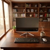 Computadora de Escritorio Todo en Uno Intel Core I7, 16GB DDR4, 512GB, Pantalla LCD Full HD de 24 Pulgadas, Nuevos Puertos USB