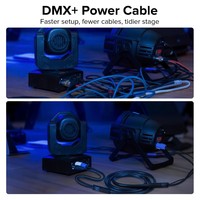 PKnight DMX512 IP65-Zertifizierte 5000K/2700K Farbtemperatur Aluminiumlegierung LED Moving Head Lichter für Bühnen- und Hochzeitsveranstaltungen