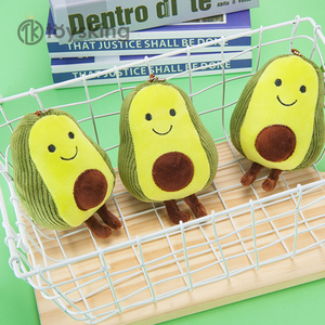 Vendita calda di fabbrica portachiavi borsa appesa decorazione <span class=keywords><strong>peluche</strong></span> Kawaii <span class=keywords><strong>Avocado</strong></span> <span class=keywords><strong>peluche</strong></span> produttore buon prezzo - Product Image 4