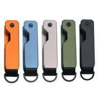 Porte-clés personnalisé en métal gravé avec logo, organisateur de clés silencieux, support de rangement pour clés