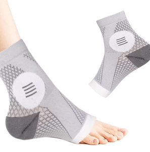 Chaussettes de compression à bout ouvert avec soutien de la <span class=keywords><strong>cheville</strong></span> en maille respirante, manchons de maintien antidérapants pour le yoga, le Pilates et le fitness - Product Image 3