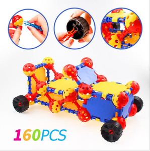 160Pcs Stem Building Speelgoed Voor Kinderen Constructie Ruimte Bal Diy Building Techniek Leren Blokken En Tandwielen Set - Product Image 4