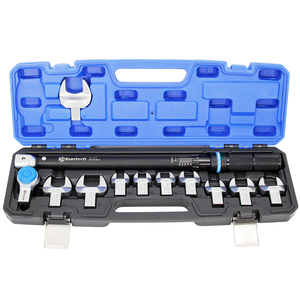 Clé dynamométrique <span class=keywords><strong>à</strong></span> tête interchangeable 12 pièces, clé dynamométrique préréglée réglable de haute précision, <span class=keywords><strong>douille</strong></span> de clé dynamométrique pour amortisseur - Product Image 1