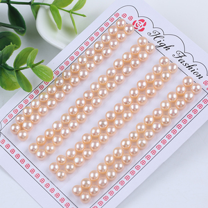 6Mm Halve Boor Groothandel Parel Knop Brood Rond Natuurlijke Zoetwater Losse Parels Zoetwater Parels Knop - Product Image 2