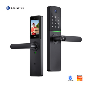 Liliwiise Tuya ttlock Thông Minh Kỹ Thuật Số vân tay sinh trắc học khóa Wifi máy ảnh độ nét cao màn hình khóa cửa thông minh - Product Image 1