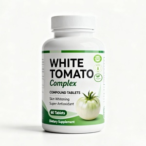 OEM ODM Herbal Supplement White <b>Tomato</b> Tablets with Glutathione Collagen & Pearl Powder <b>Support</b> Skin Brightening & Antioxidant - Product Image 1