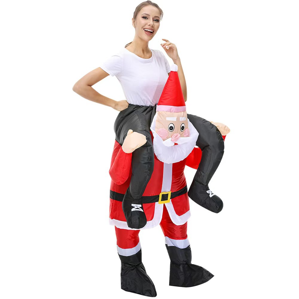 Cycling santa claus (adult version)