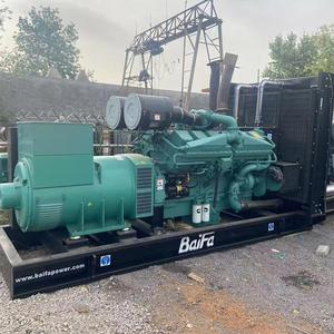 Générateur diesel d'occasion Cummins KTA38-G9 1000KW 1250KVA avec moteur PLC et alternateur - Product Image 3