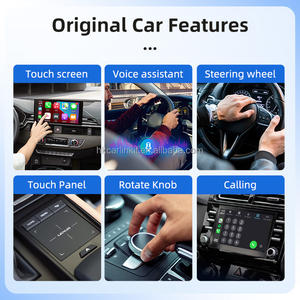 Kit Carlink Mini Ultra5 Usb Usbc Adaptateur Carplay Boîte Ai Dongle Sans Fil Android Aibox Car Play Pour Waze Contrôle de la Musique Apple - Product Image 2