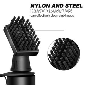 Brosse de nettoyage pour clubs de golf à prix de gros, brosse pour bouteille d'eau de golf avec porte-clés magnétique - Product Image 3