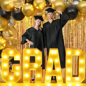 Letras Luminosas DAMAI GRAD para Decoración de Graduación, Letras Grandes Tipo Marquee para Gorra de Graduación, Clase GRAD - Product Image 5