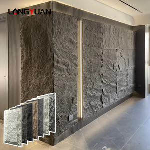 Mẫu miễn phí linh hoạt Polyurethane / PU Đá Nhân Tạo Giả Văn hóa đá tường Bảng điều khiển Bảng ốp - Product Image 6