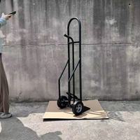 Chariot de manutention industriel en acier avec frein de pied pour déchargement facile, outils de transport portables, capacité de charge 250 kg, OEM