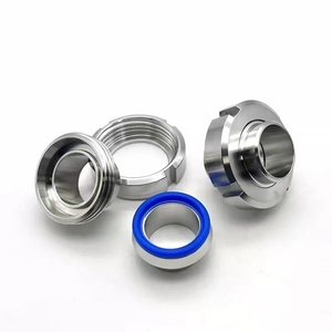 Raccord sanitaire en acier inoxydable de qualité alimentaire DIN ISO SS 304, 4 pouces, filetage plat, soudure bout à bout, type T SMS, pas encore d'avis - Product Image 4