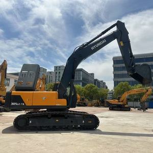 Used Hyundai 305LC-7S Crawler Excavator 2022 <b>Model</b> Cummins <b>Engine</b> 30 Ton Gearbox Bearing Gear Hydraulic Pump Motor Core Sale - Product Image 1