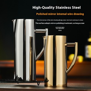304 addensato in acciaio inox acqua Tumbler metallo freddo bollitore con corpo dritto Curling <span class=keywords><strong>Bar</strong></span> per festa fiore di tè Drink - Product Image 4