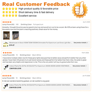 Ampoules LED E26 E27 PAR38 à spectre complet lumière du jour 5000K, projecteur PAR38, lampes LED d'intérieur pour la culture des fleurs et des fruits - Product Image 6