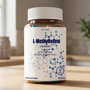 Fabrication OEM de Gummies à la Folate pour la Fertilité et l'Énergie des Femmes, Sans Sucre, Vitamines Pré-natales Naturelles, Marque Privée, Vente en Gros - Product Image 1