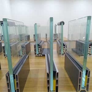 Barandilla de Vidrio Templado con Canal en <span class=keywords><strong>U</strong></span> de Aluminio Laminado de Diseño Moderno - Product Image 5