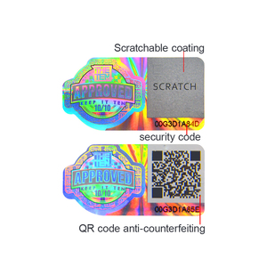 Dính mã QR an Ninh Nhãn dán nhãn UV vô hình mực in ấn sticker với huỳnh quang chống hàng giả công nghệ mực - Product Image 4