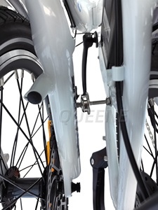 Bicicleta Eléctrica Plegable de 20'' con Neumáticos Delgados y Batería de Litio Extraíble de 48V - Product Image 2