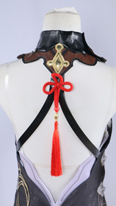 Ecoparty Shen He <span class=keywords><strong>Cosplay</strong></span> disfraz Frostflower Dew vestido <span class=keywords><strong>Genshin</strong></span> <span class=keywords><strong>Impact</strong></span> Lantern Rite <span class=keywords><strong>Shenhe</strong></span> nuevos trajes de <span class=keywords><strong>Cosplay</strong></span> disfraces uniformes - Product Image 5