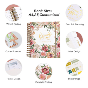 Custom Printing <strong>A4</strong> A5 <strong>Planner</strong> 2026 2027 Spiral Bound Undated Daily Journal Daily Weekly Monthly Agenda <strong>Planner</strong> - Product Image 2