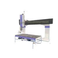 Máquina Router CNC de 5 Ejes para Tallado, Husillo de 5 Ejes de 10.0 kw, Router CNC 1325, Mesa de Vacío de 1300*2500mm para Tallado de Madera