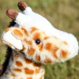Jirafa de pie, juguete de simulación de animales para niños, muñeco de peluche de ciervo, relleno de algodón PP, 25cm-30cm, regalo - Product Image 3