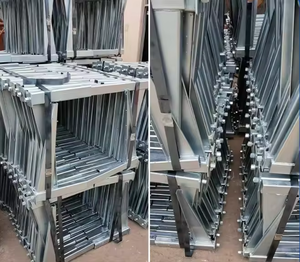 Pince de fixation réglable en acier galvanisé pour coffrage de colonnes en béton, échafaudage et échelles - Product Image 6