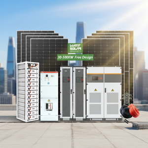 Système d'énergie solaire hybride avec <span class=keywords><strong>batterie</strong></span> au lithium <span class=keywords><strong>5kW</strong></span> 10kW 20kW 30kW 50kW 100kW pour usage domestique et commercial - Product Image 1