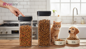 Caja de Almacenamiento al Vacío Vacare para Comida de Mascotas, Gran Capacidad, a Prueba de Humedad y Conserva la Frescura, Cubo para Comida de Gato, Comida de Perro Seca - Product Image 6