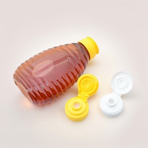 Chai mật ong nhựa 460g không BPA, nắp van silicon, bán buôn, trong suốt, có thể bóp ngược, dễ sử dụng - Product Image 4