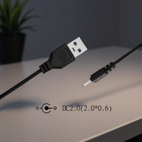 Cable de carga USB para cargador Nokia 105 Plomo Negro