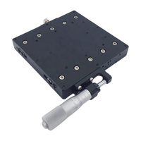 A11 Series X Axis Manual Stage Platform Linear Stage 25x25/40x40/60x60mm Linear Translation Stage Optical Instrument Part
