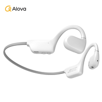 ALOVA Penawaran Terbaik Headset Nirkabel Konduksi Udara Ipx5 Earphone Olahraga Open Ear Headphone Bluetooth 5.2