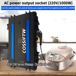 COSSIFTW, precio <span class=keywords><strong>de</strong></span> fábrica original, estación <span class=keywords><strong>de</strong></span> energía <span class=keywords><strong>de</strong></span> 1000 vatios para camping, ordenador, luces <span class=keywords><strong>de</strong></span> televisión, barra <span class=keywords><strong>de</strong></span> sonido, máquina para hacer pan. - Product Image 6