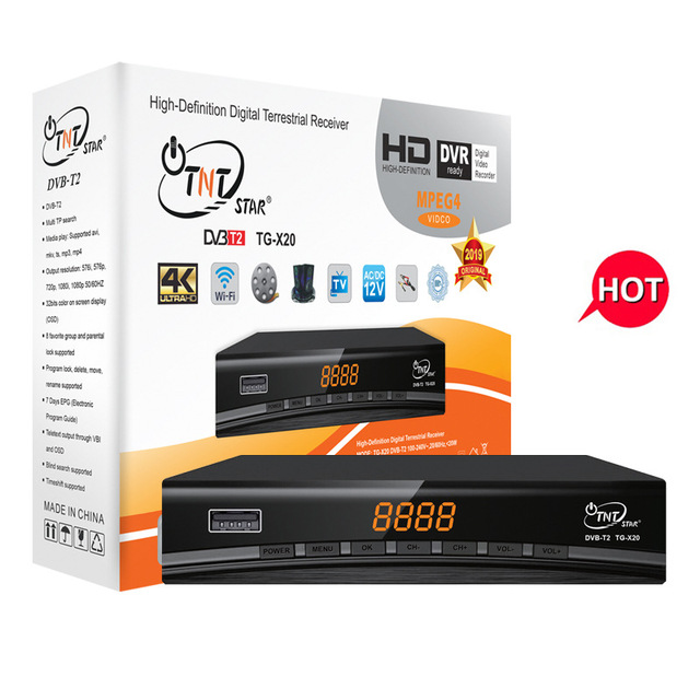 DVB-T2 4K Ultra HD Quad Core Android 15 Wi-Fi 802.11n 2.4G/5GHz Enabled TV Set-Top Box for Digital Terrestrial Television