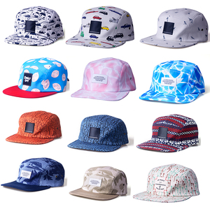 Bán Buôn Tùy Chỉnh Thăng Hoa In Polyester Nylon Camper Mũ 5 Bảng Điều Chỉnh Chạy Hat Khô Phù Hợp Với <span class=keywords><strong>Cap</strong></span> Với Tag - Product Image 6