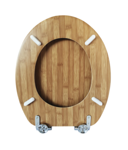 Toilette Style occidental <span class=keywords><strong>solide</strong></span> bambou ménage universel lent épaissi couverture de toilette silencieux acajou siège de toilette - Product Image 2