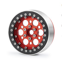 1 pièce, structure de roue 1/10 Axial SCX10, jantes de roue métalliques de 2,2 pouces pour voiture RC, jantes de rechange