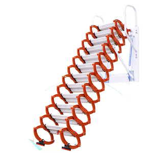 Escaliers rétractables pliants en aluminium et acier au carbone noir multifonctionnels durables épaissi Invisible Home Apartments - Product Image 5