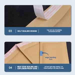 Sobres de Burbuja Kraft Ecológicos e Impermeables, Bolsas de Embalaje Acolchadas Amarillas con Autosellado para Envíos - Product Image 4