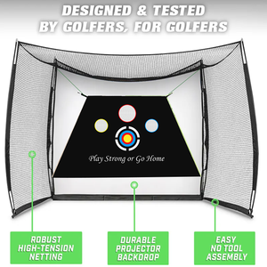 Rete pratica <span class=keywords><strong>Golf</strong></span> con ritorno, 10*8 piedi <span class=keywords><strong>Golf</strong></span> colpire le reti di ausili di allenamento con Target <span class=keywords><strong>Golf</strong></span> <span class=keywords><strong>Driving</strong></span> <span class=keywords><strong>Range</strong></span> per uso interno ed esterno - Product Image 2