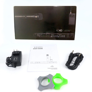 Paulkitson Microfoon AD4D Professionele Draadloze Microfoon 2 Kanaals UHF 470-940mhz Headset Lavalier Studio Podiummicrofoon - Product Image 6