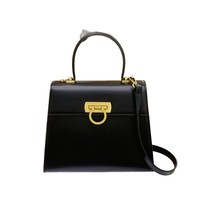 Sac à main femme 2025 de luxe léger, petit format carré, avec fermeture à cadenas, en PU brillant imperméable, orné de deux diamants, porté épaule ou à la main, pour usage quotidien