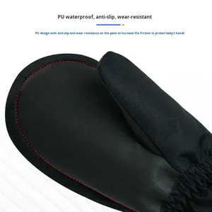 Gants <span class=keywords><strong>de</strong></span> <span class=keywords><strong>Ski</strong></span> longs mitaines <span class=keywords><strong>de</strong></span> sport <span class=keywords><strong>de</strong></span> moto thermique Snowboard motoneige coupe-vent gants <span class=keywords><strong>de</strong></span> vélo <span class=keywords><strong>de</strong></span> cyclisme pour garçon fille enfants - Product Image 3