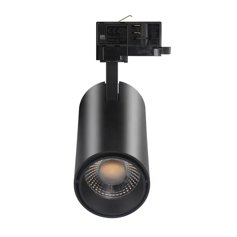 Cct led tracklight 10W 15W 20W 25w 30w 40w 3000K 4000K 5000K CRI RA 90 ip20 3 fase ajustable foco