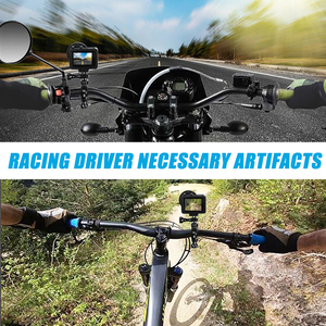 Soporte de motocicleta de aluminio de alta calidad para All Go <span class=keywords><strong>Pro</strong></span> y Sports Action Camera Manillar Compatible con montaje - Product Image 6